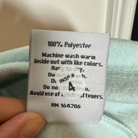 Dudley Stephens Ice Blue Fleece Turtleneck Sweater XL - Picture 6 of 7